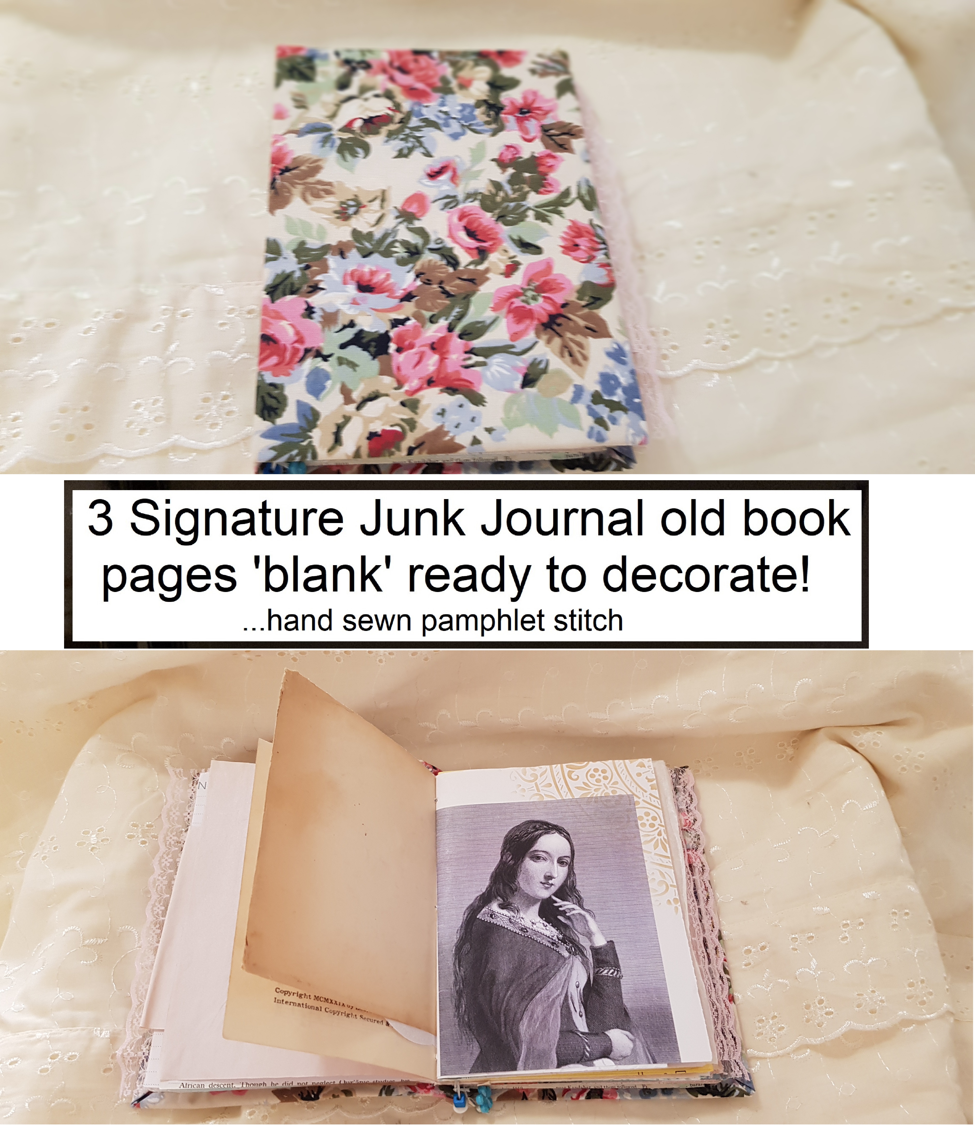 JUNK JOURNAL ROSES