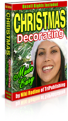 CLICK HERE >> to see my library of Christmas books - including decorating