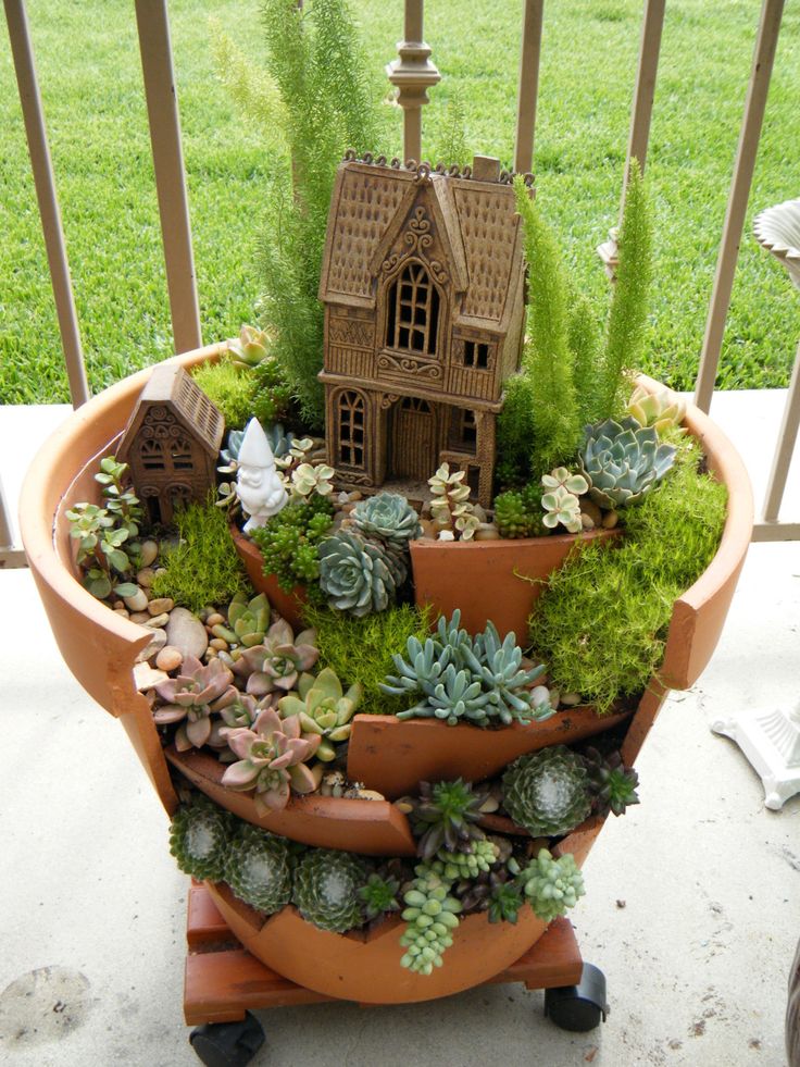 fairy garden on pinterest