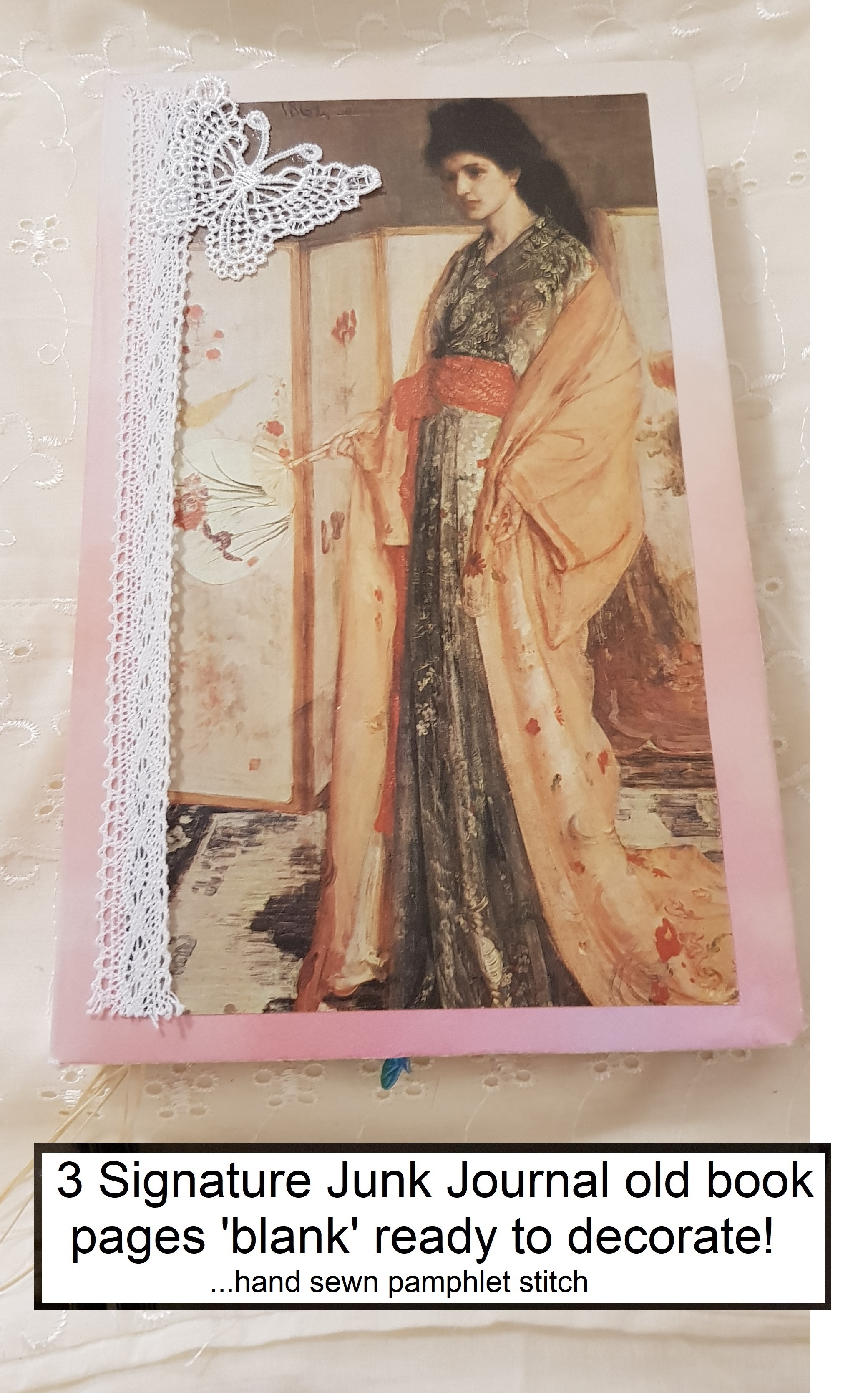 junk journal boho lady