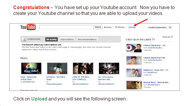 How To Set Up YouTube Channel And Upload A Video
